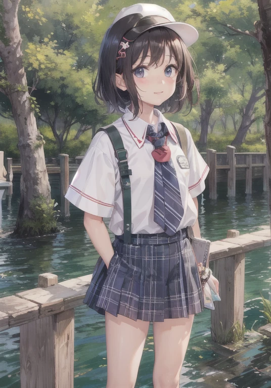 Shiori Suwano, 12 years old, without a suit, North River