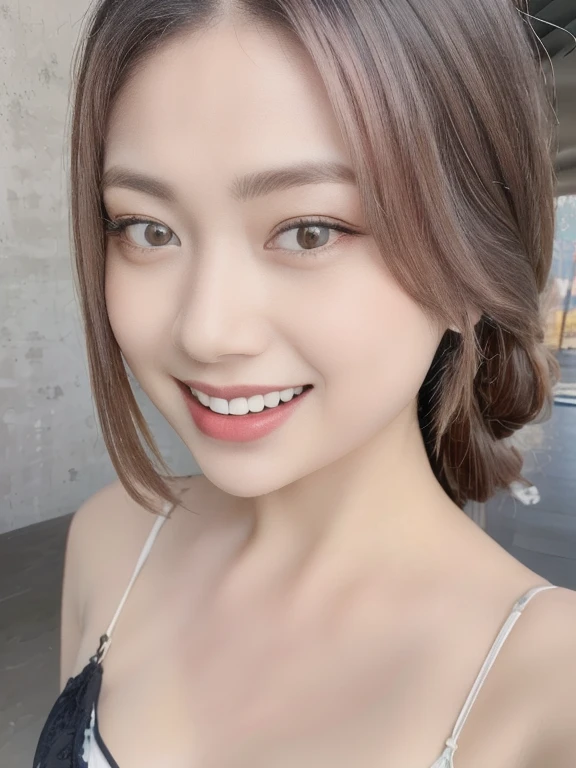 (realistic、masterpiece、Best Quality、8K、highres、high resolution:1.3)、((2 girl:1.2))、smile, twin sisters, Huge breasts、white bikini、pale white skin、looking at viewers、super fine face and eyes、long hair、indoor、 upper body、