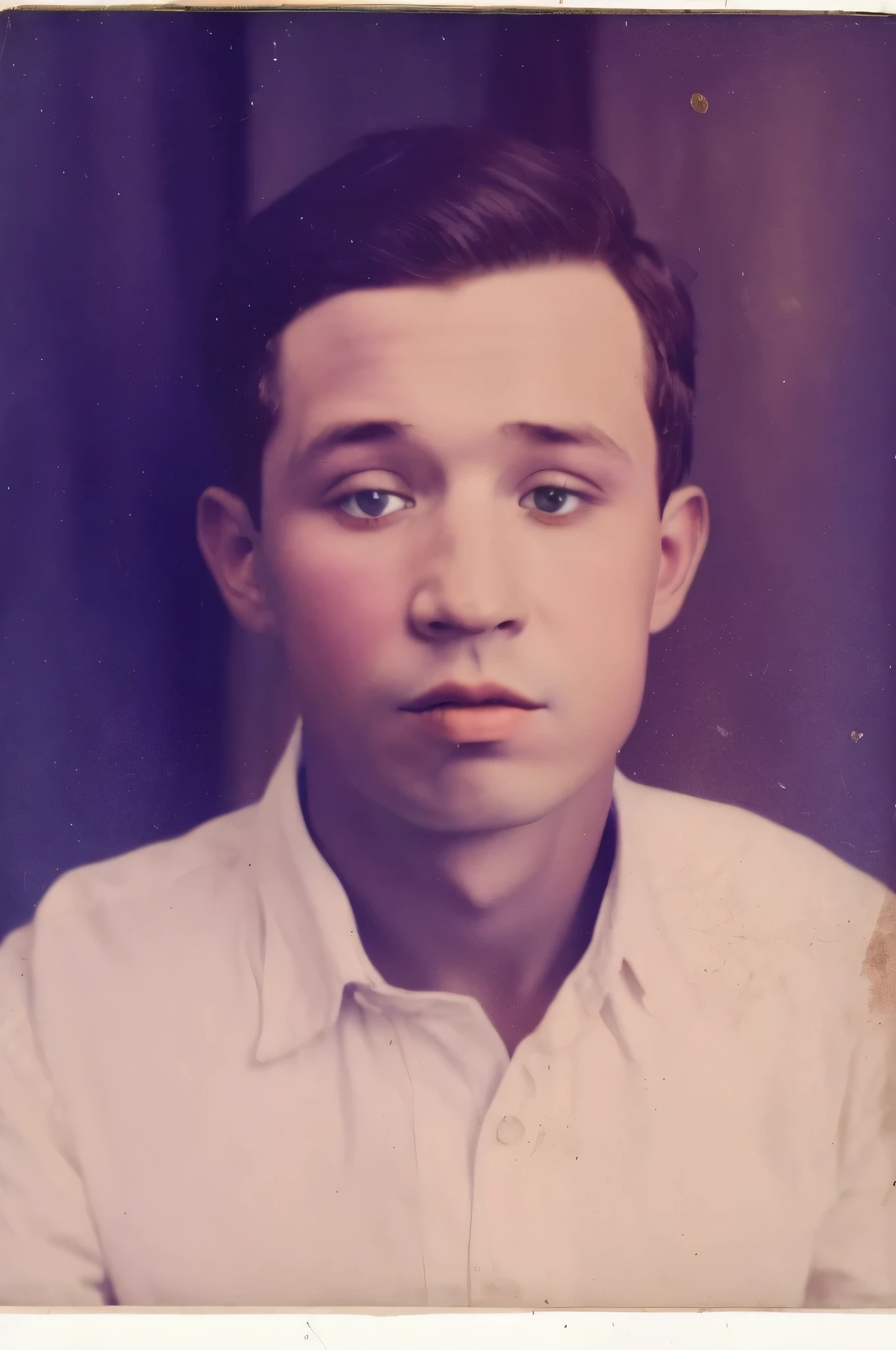 arafed photo of a young man in a white shirt and tie, old style photo, old photo style, old picture, old photo, realistic old photo, very old photo, aged photo, old color photograph, realistic old photograph, around 1 9 years old, old photography, potrait, old photograph, old color photo, world war 2 portrait photo