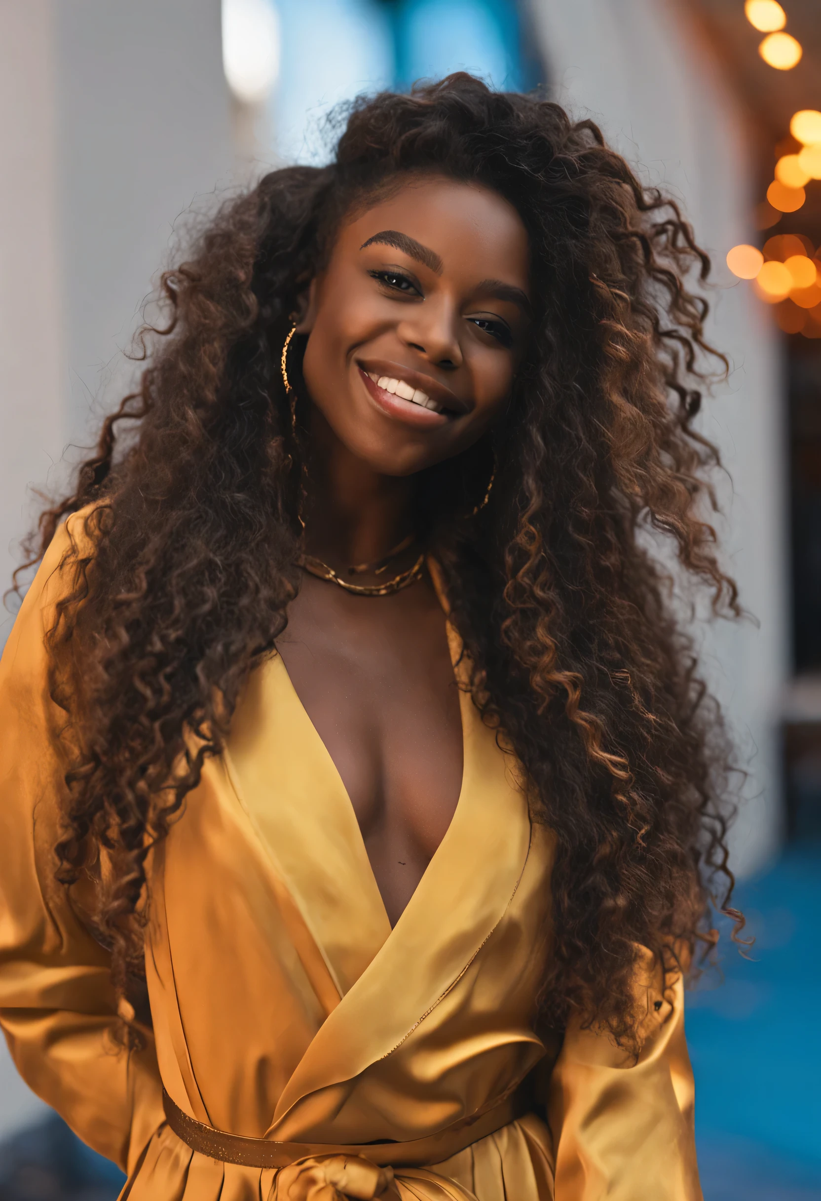 modelo do instagram, Afro-americano, 25 anos de idade, cabelo longo, Stephanie Hoffman