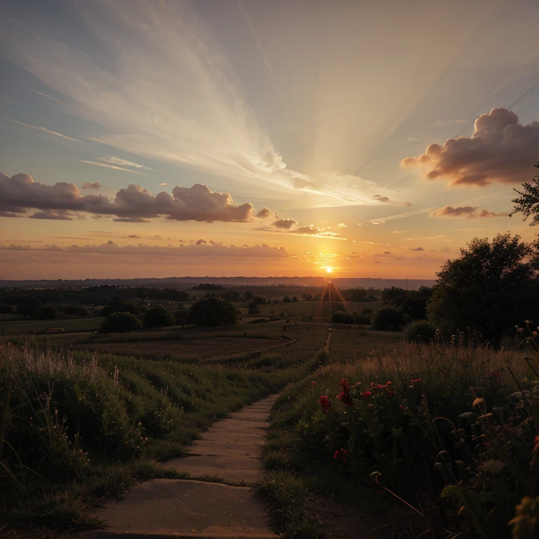 Picture of a sunset