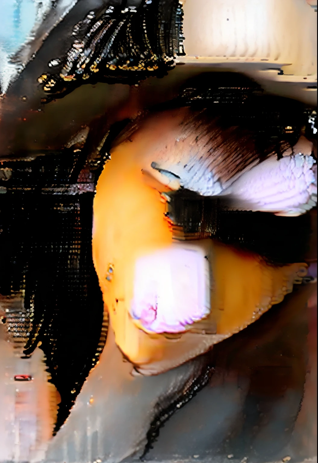 (obra maestra, calidad superior, Mejor calidad, (Close-up photography: 2), ((1 chica)), coreano, cara delgada, Piel blanca, (cara extremadamente detallada), ((mirando al espectador)), (ojos y pupilas ultra detalladas), ((bare pectorales)), ((Pecho desnudo)), ((vestido tubo)), cabeza desnuda, ((hombros descubiertos)), Symmetrical frame, ((sin tirantes)), (((sonrisa))), ((boca cerrada)), ((symmetrical pose)), (symmetrical face: 1.6), 35mm, minimal plain white background, direct lighting, (((pelo largo))), sin marca de agua 
