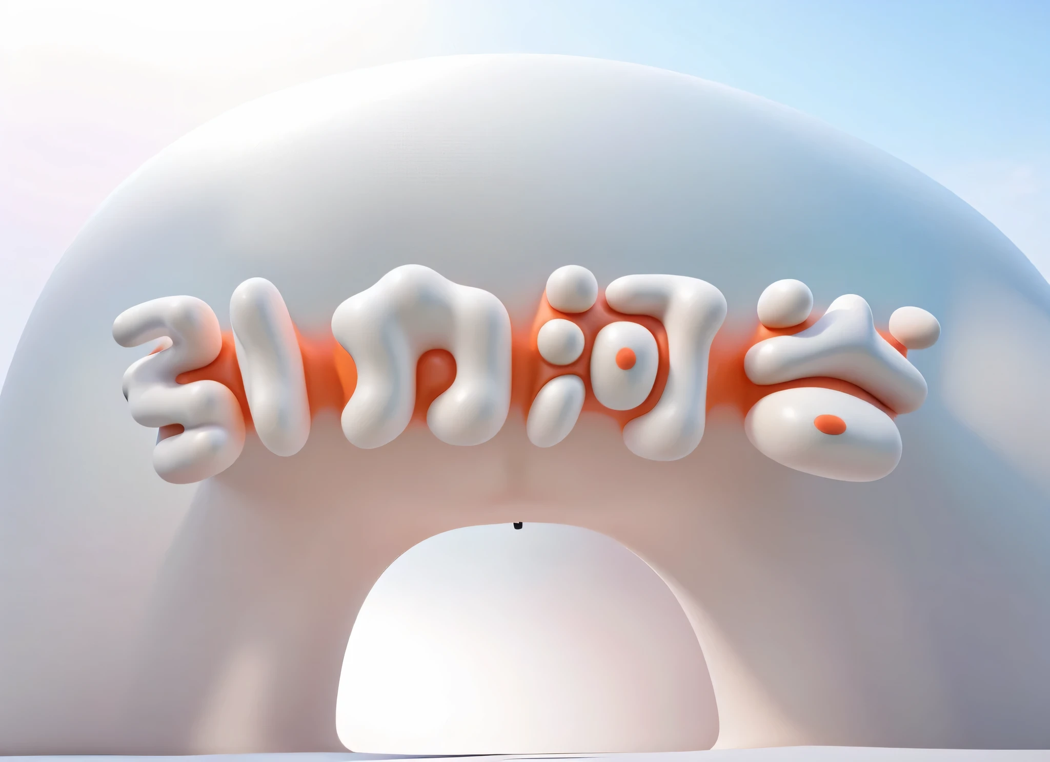 Inflatable membrane material,3D rendering style,best quality