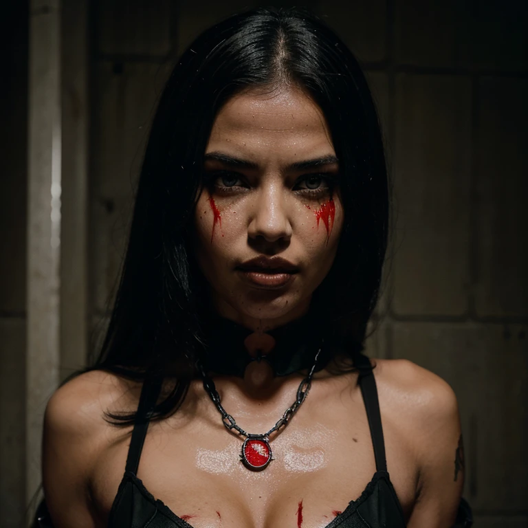 The Venomous logo has a black and blood red theme