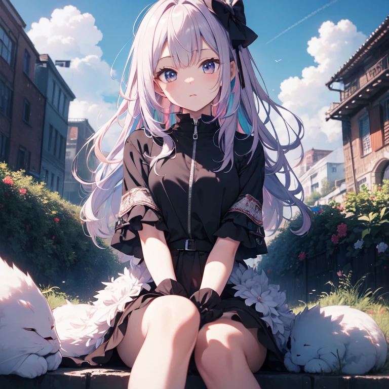 highest quality、masterpiece、8k、null、Cloud、colorful