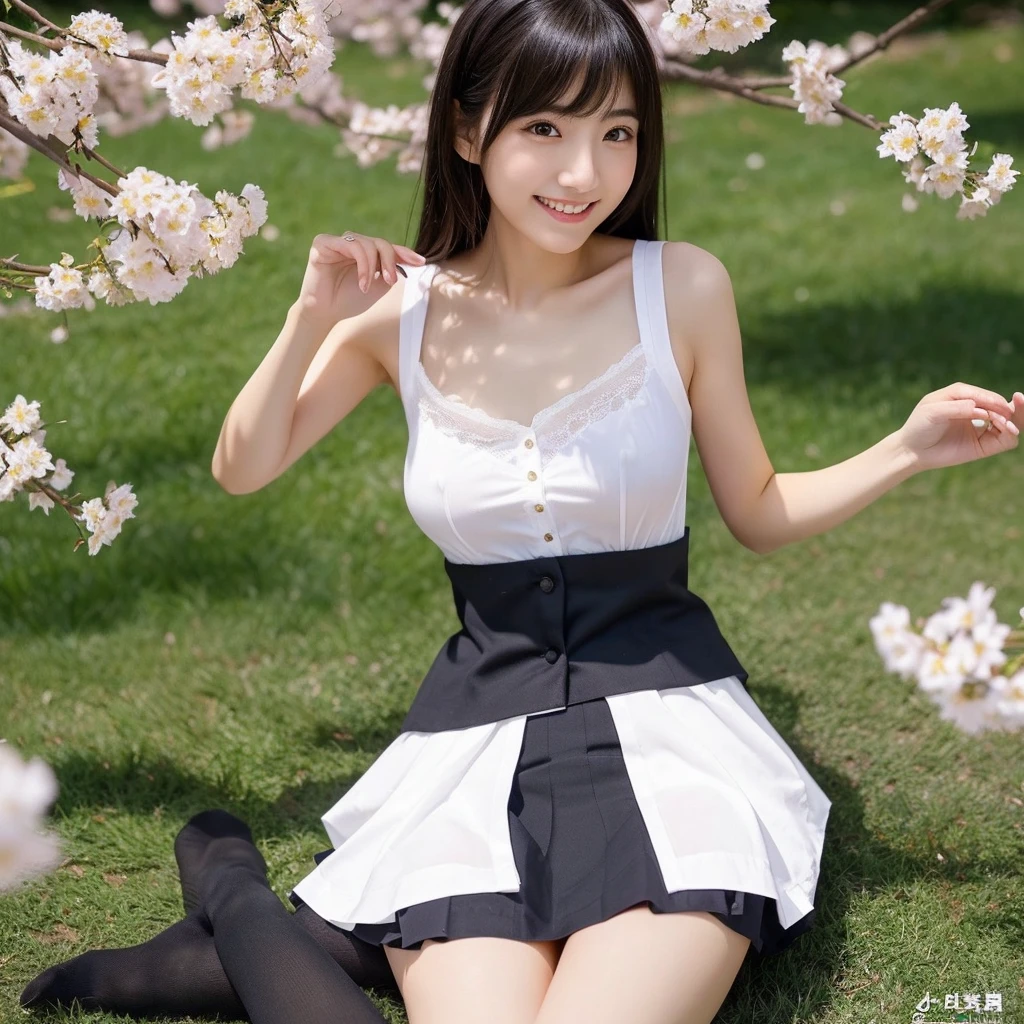 ((top-quality、8K分辨率、Master masterpiece、Portrait:1.3)), Photorealsitic, tissue, 35㎜ film,Cowboy Shot,1 Japan Woman, Middle-aged woman, 49 years old, Medium bob、Bridal Up , tiarra、Wedding Veils、Pearl Necklace、Wrinkles at the corners of the eyes, Plump body, blush、Seductive smile、naughty expression、wedding dress、See-through white micro mini panties、Garter belt stockings, (standing nipple:1.5) Underwear、Flower garden in full bloom、The fountain、plein air、during the day、toppless