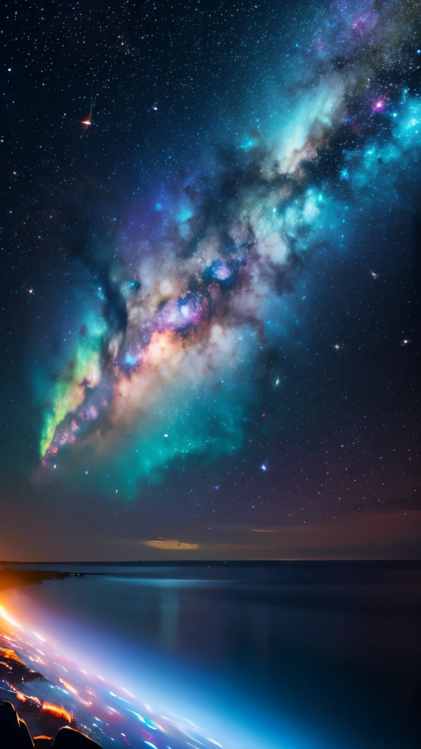 supernova starry sky planet fantasy