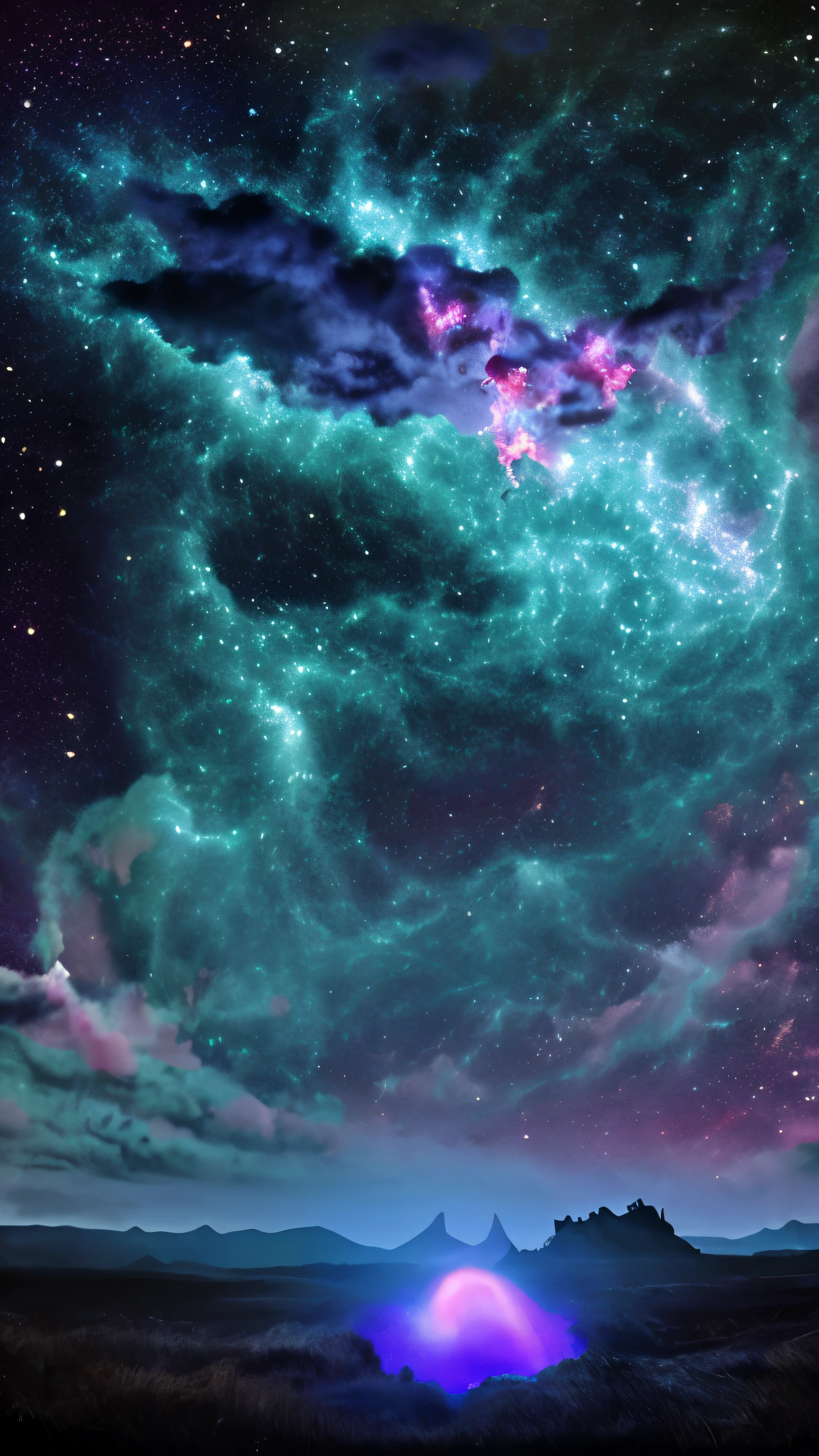 supernova starry sky planet fantasy Ghost Light