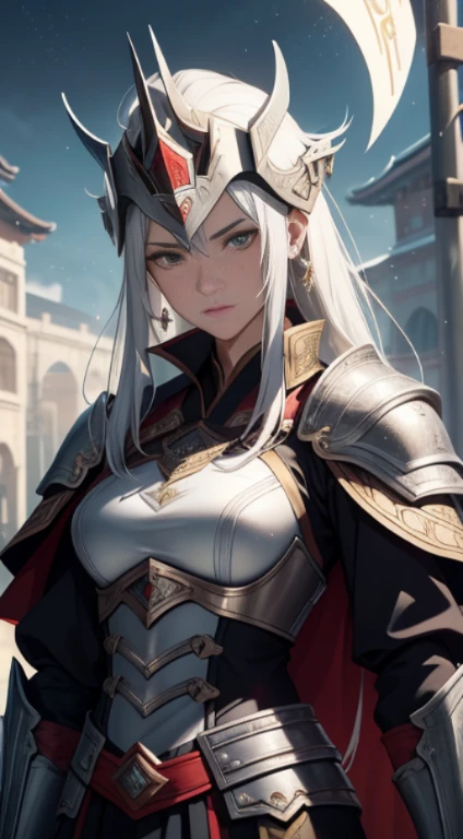 ((A handsome young general in silver armor,Xiao Li Guanghuarong,General of the Divine Arm,Heroic)),exquisite facial features,Three-dimensional facial features,Perfect face,((Carrying a silver gun on his back,Hold a delicate hard bow in hand,Shoot the invincible hand all over the world,Born with a pair of handsome eyes,Teeth white lip red,big breasts thin waist,100 steps through Yang,Strong arms,Precision forged silver helmet,Fine-forged silver armor,Good at riding a fierce horse,The whole body is protected by silver armor)),majestic-looking,Invincible,Top Photography Masters Award-Winning Works,Light particles surround,tmasterpiece,A high resolution,luxury goods,a gorgeous,detail-rich,There is a thousand undue courage,(((Holding a fierce bow))),Shining with God's eyes,Artwork quality,((close-up all over the body)),The fingers are clearly defined,perfect hand,dingdall effect,erudite,The armor reflects a stunning metallic sheen,perfect hand,Glass craftsmanship,with a sense of layering,Clear facial features