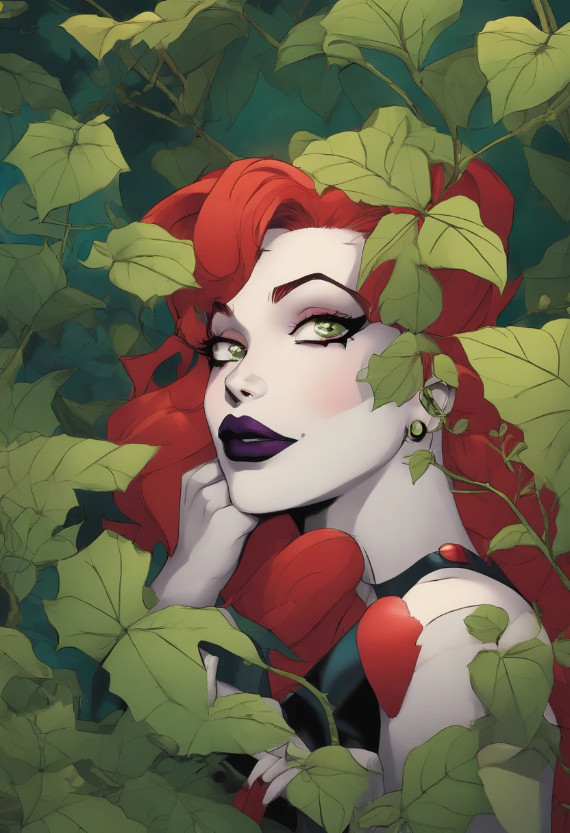 Poison ivy de "Harley Quinn : the animated serie" en version manga japonais