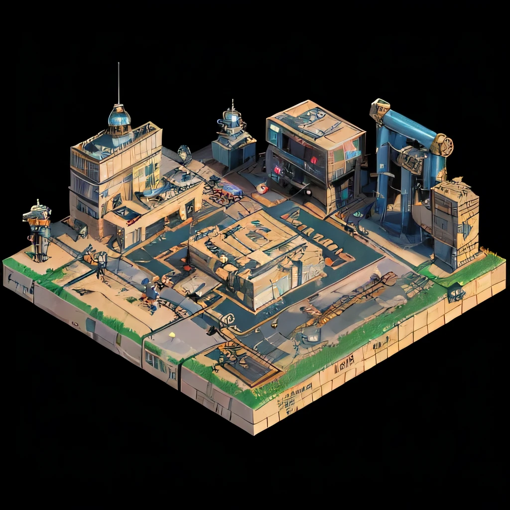 3598 lithium battery Mars realistic model, (original photo, best quality, masterpiece:1.4),Steampunk Cyberpunk 6820 Isometric City,(CyberpunkLithium Star light:1.3), Lithium Star (related to land),(in a Isometric:1.3),Isometric, (((Isometric)))