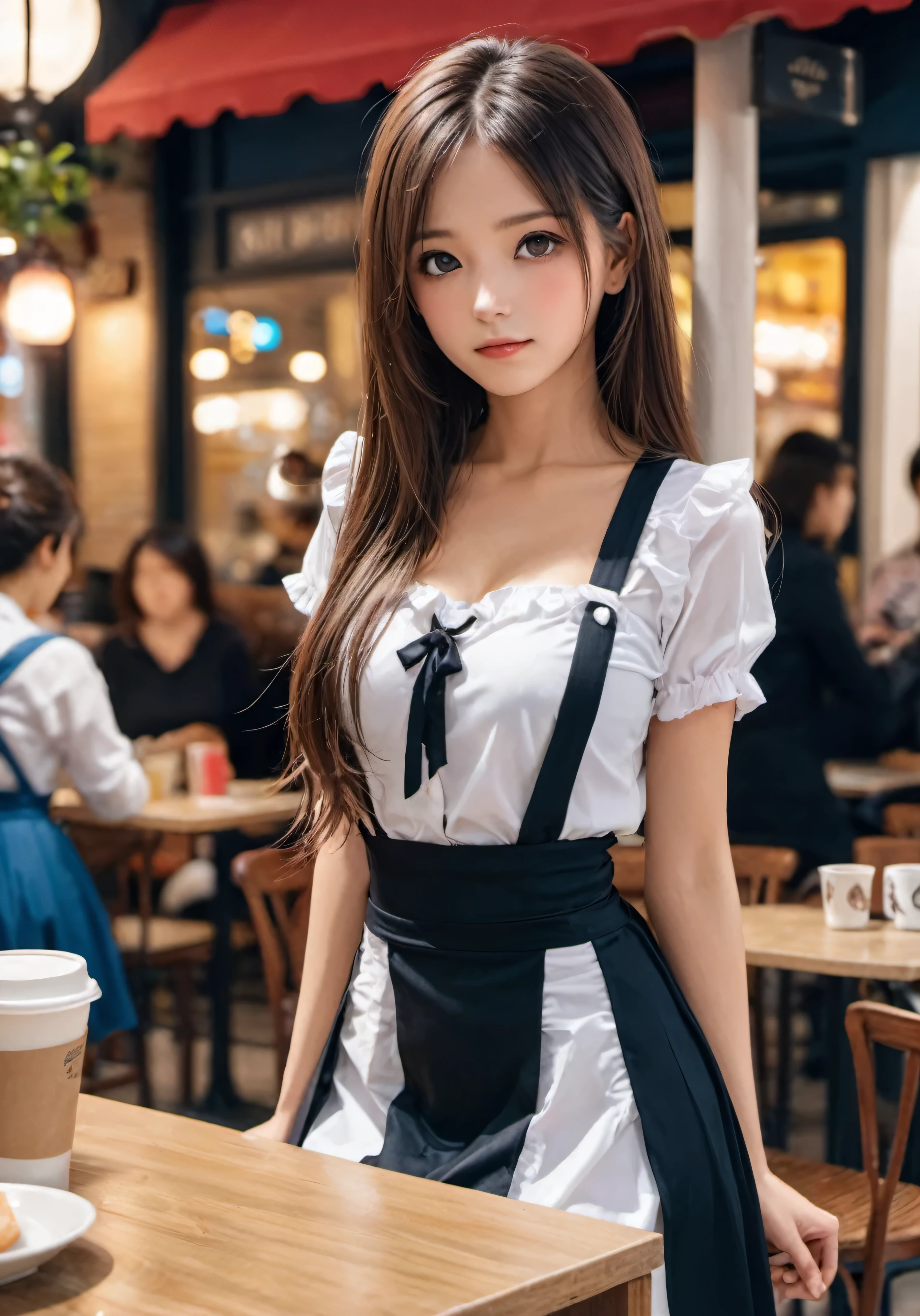 (beautiful model as Work energetically at a bar in Germany), solo, ((face is 80% beauty and elegance, 20% pretty and cute:1.5)), clear eyes, (detailed eyes, clear blue eyes, bright pupils), Double Eyelids, (sexy lips with a little thickness:1.2), super detailed and incredibly high resolution skin, glossy skin, Highly Detailed Face and Skin Texture, striking face shape, very attractive woman, high-resolution RAW color photo pro focus photo, BREAK ultra high-resolution skin textures, High-res face rendering, big eyes, unparalleled masterpiece, incredible high resolution, super detailed, shiny skin, skin dantation, stunning ceramic skin, BREAK Costumes are ((dirndl:1.2), apron, socks, pumps), bustling beer hall, BREAK ((Best Quality, 8k)), Crisp Focus:1.2, (Layer Cut, Big:1.2), (Beautifully shaped breasts:1.3) Slender waist, (Correct hand shape:1.5), (Full body shot | cowboy shot)