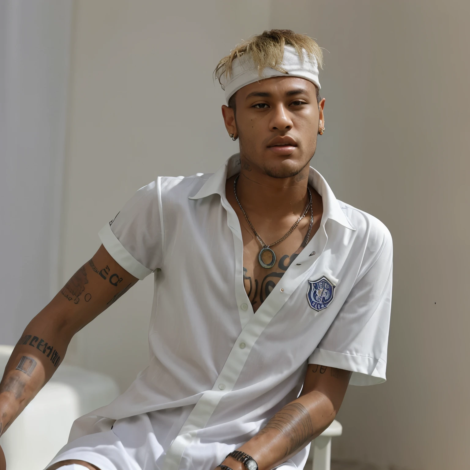 Un chico, tez blanca, culturista, musculoso, adolescente, pelo negro, shorts cortos negros, un bulto en los shorts, sin camisa, acostado en una cama, mirada seductora, hands behind the head, piernas levantadas y cruzadas, ojos verdes