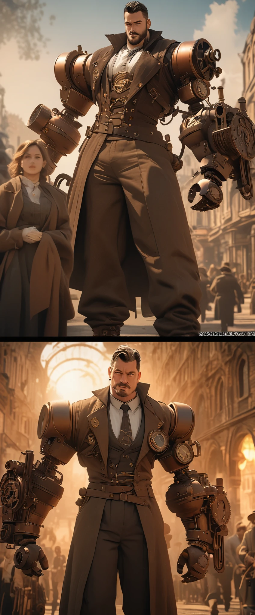 Cartoon,The Bible shines in the sky,steampunk style,Super fine,8K,Superb mechanical depictions,Overclocked renderer,Super real photos