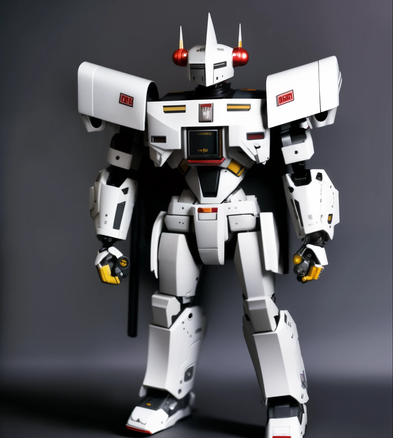 RAW Photo, 1987 Action Figure Playset Packaging, (((mecha))) with sleek and menacing design, figure packaging, afull body, highly detailed,  a huge shield, shoulder armor, mechanical backpak ,science fiction, action figure line based on a mecha robot, Nikon D810 | ISO 64 | focal length 20 mm (Voigtländer 20 mm f3.5) | aperture f/9 | exposure time 1/40 Sec (DRI)