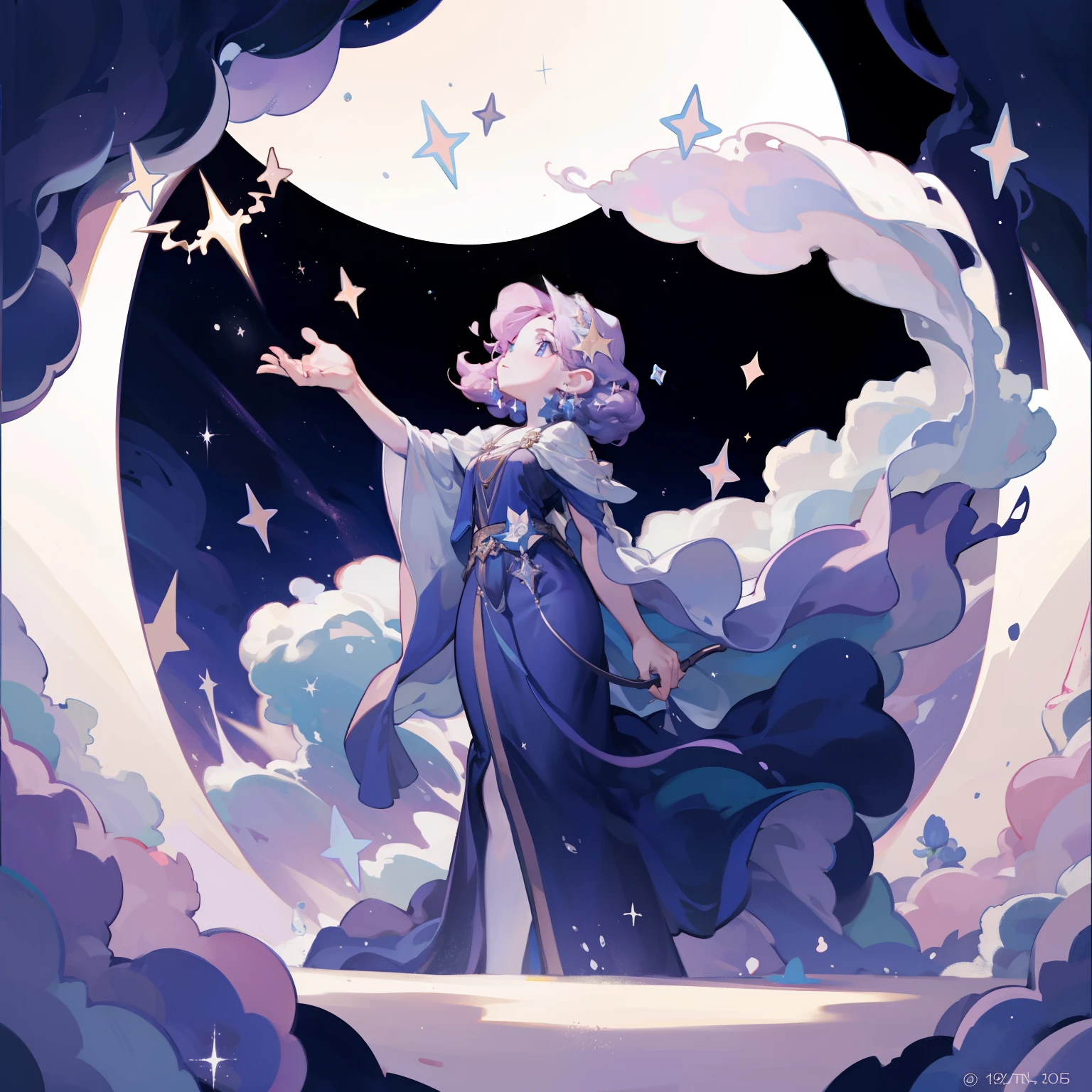 Discovering that the kingdom of stars is under a dark shadow, causing the stars to fade away.