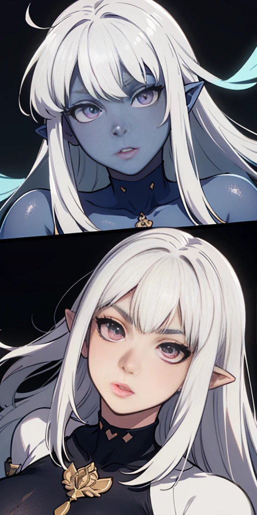 sucking dick, blowjob, 1 girl, open mouth, saliva, drooling, wet, cum on mouth, cum on tongue, cum on face, big boobs, big ass, big thighs, blush, crossed-eyes, front view, looking at the viewer, milf, ahegao, rolling eyes, tongue, Android 21