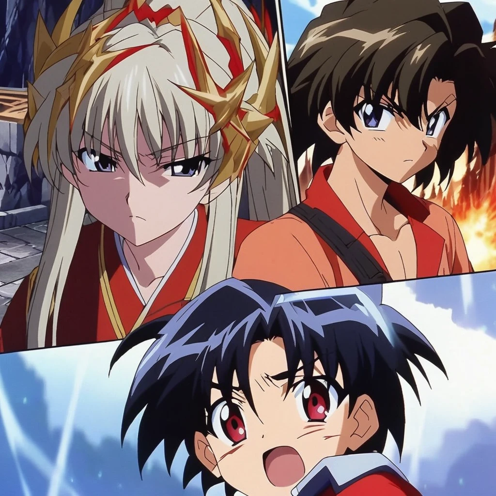 Gameplay of (Yar's Revenge) reimagined in 90s anime