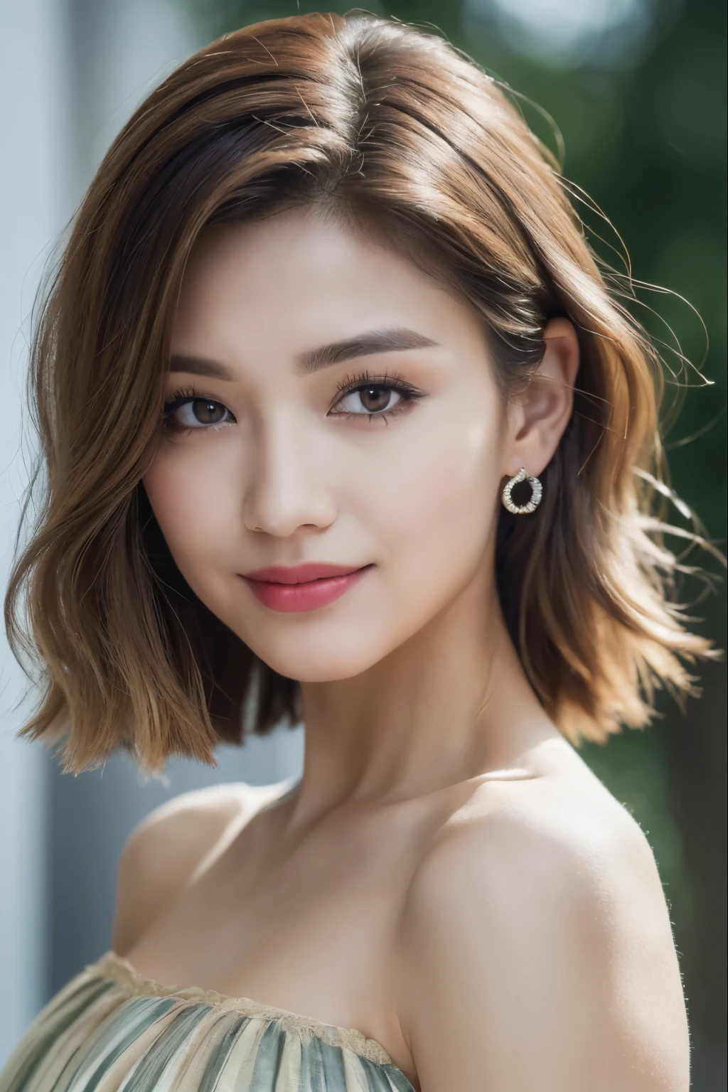 Not facing this way、Swinging a baseball bat、Solo Shot、Short Hair Gal、Blonde Gal、Age spots on the skin、Tattoo visible、heavy eye makeup、The best smile、