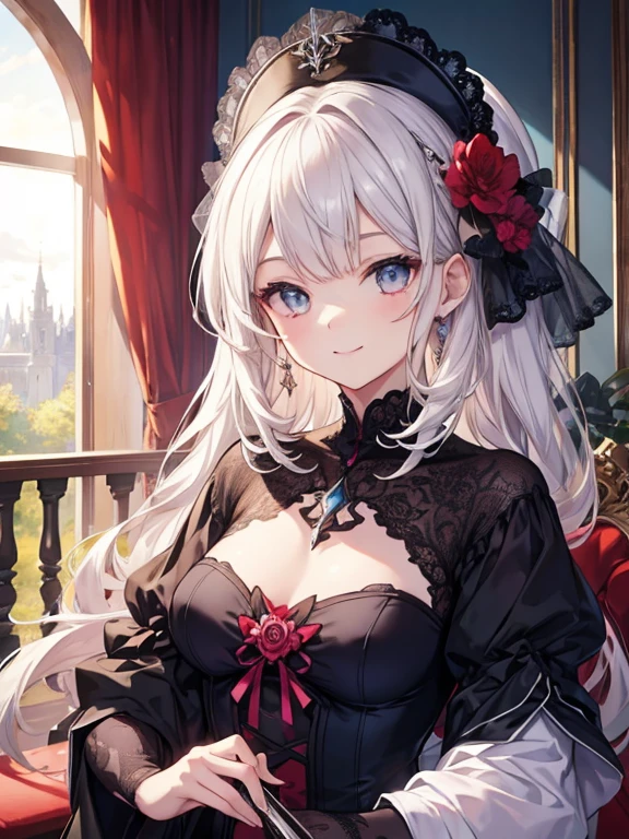 (tmasterpiece),Exquisite details,The picture is fine,smiling girl