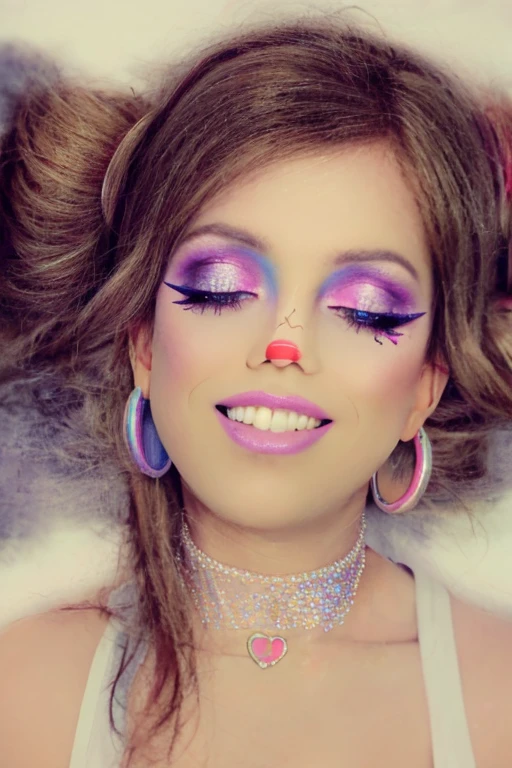 jessicagraham a woman with colorful makeup and rainbow paint on her face, creative colorfull - makeup, colorful photo, creative makeup, color photograph portrait 4k, colorful picture, colorful, colorfully, colorful rave makeup, pop art look, color portrait, painted face, beautiful and colorful, colorful photograph, colorful mood, bright and colorful, painted look, portrait color glamour
