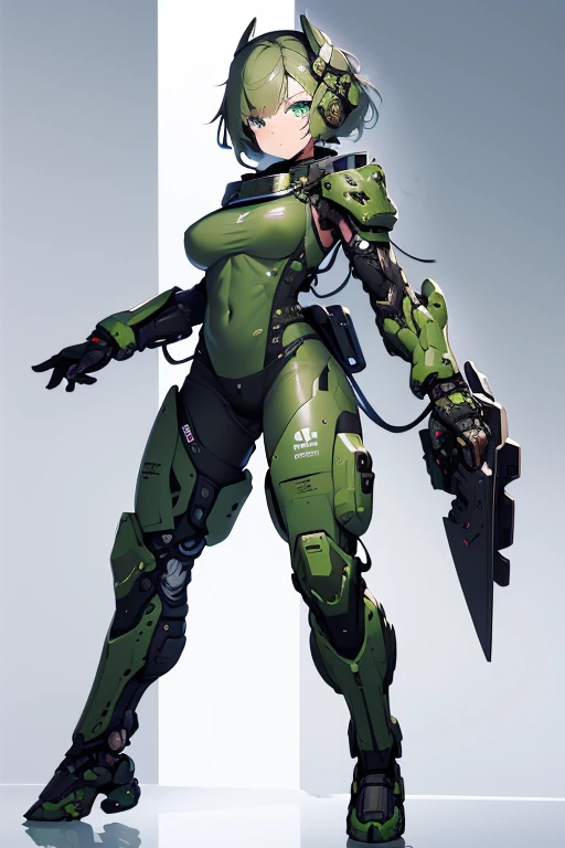Beautiful female soldier in a green uniform holding a gun, tattered military gear, mechanized soldier girl, oversized mechanical exoskeleton arms and legs, inspired by Masamune Shirow, girl in mecha armor, mechanized valkyrie girl, cushart kenz, infantry girl, Bare Skin, Athletic Well Toned Body, sweaty skin, Barely Clothed, cammo patterns, Beautiful Face, dieselpunk Theme, Fiverr Dnd Character, Octane Render, Digital Art, Extreme Detail, 4k, Ultra Hd, Polished, Beautiful, Hyperdetailed, Intricate, Elaborate, Meticulous, Photorealistic, Sharp Focus, Wlop, Character Design, Unreal Engine, 3d Rendered, Volumetric Lighting, Reflections, Glossy, Digital Illustration, Pose, Suggestive Pose, Lewd, Full Body Shot, naked, nude, uncovered breasts, exposed breasts, exposed crotch, vissible nipples, puffy vagina, anatomically correct 💖❤💕💋