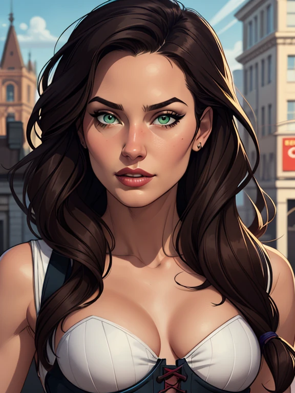 Personagens estilo artgerm femininas Yvonne Strahovski estilo de desenho animado:1.2), Woman from Southern Brazil Drawing Art Gaucho Artline white background woman Cartoon image of a woman , roupas sensuais , garota super valente destemida , Ilustra??o estilo desenho animado, estilo de arte dos desenhos animados, estilo de arte dos desenhos animados, digital illustration style, design de personagens altamente detalhado, arte digital detalhada fofa, City fan art, design de personagem retrato, beautiful digital illustration, retrato de alta qualidade, arte em quadrinhos, retrato do design do personagem, Busty without clothes and medium breasts female character two girlfriends Beautiful character pose in dynamic pose two women together Yvonne Strahovski on the left and together with Jennifer Connelly on the right with a symmetrical body with a corset and beautiful breasts, corpo bem definido, delicado e sensual, estilo de desenho animado, digital illustration with each other artgerm style Angelica - Fate/Kaleid Liner Prisma Illya cartoon style digital illustration colorful background diverse attractive woman sesy beautiful female symmetrical breasts beautiful breasts in cartoon style digital illustration art, melhor qualidade,Cartoon style digital illustration style Jill Valentin resident Evil (papel de parede extremamente detalhado da unidade CG 8k), (melhor qualidade), (best illustration), (melhor sombra), absurdos, Realistic lighting, (abismo), lindo brilho detalhado, arte de , Cartoon style digital illustration style artgermstyle Cartoon style digital illustration