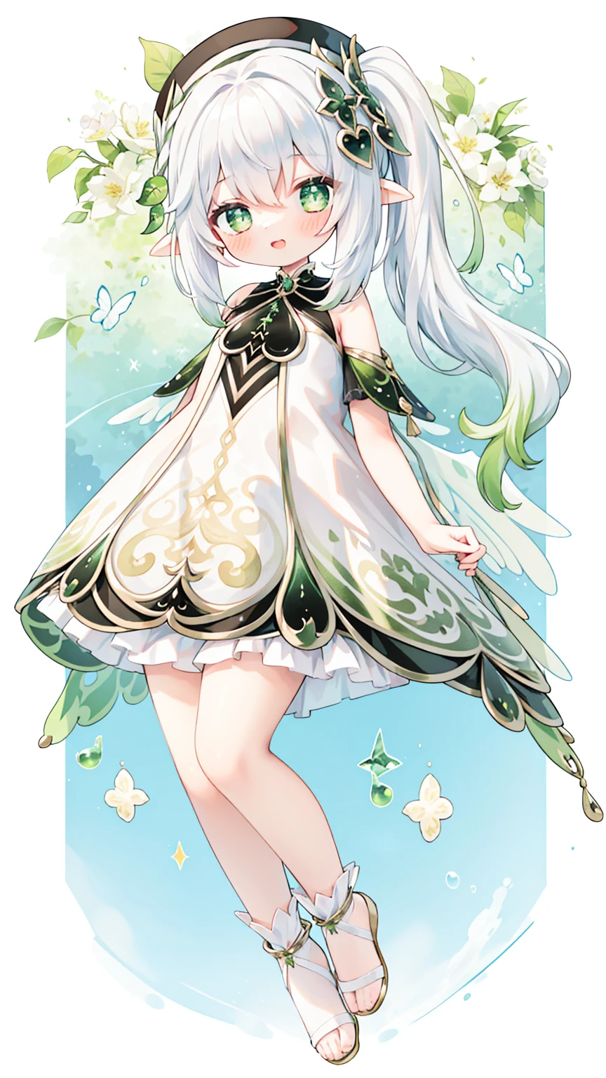(1girl in:1.8)、(PastelColors:1.3)、(Cute illustration:1.3)、(watercolor paiting:1.1)、(She wears transparent and sparkling crystal wings.。.。.。.。.。.。.。.。.。.。.。.。.。.。：1.5)、A smile、Hands under the chin、Embarrassed look、
Detailed background、Smile with open mouth、Beautifully detailed、Moya、colourfull、marble、Particles of light、patterns、rightward、Shirayuki Noel、Snowflake、Diamond Dust、White hair、Braid hair:1.1、jumpping、levitation、full bodyesbia、Knitted hats、
Detailed drawing、Vibrant colors、striking contrast、intricate detailes、Delicate depiction、Luminescent、From the side、Beautiful facial features、appropriate color eyes、Wearing intricate and delicate ornaments、glowing aura、Radiant hair,Illuminated by the morning light、winter wreath、Pale light blue background、Fairy with a bouquet Fairy、White hair、jumpping、levitation、full bodyesbiaン、Jumping suit with oversized butterfly wings in PastelColors, Playful ruffles and layers create a whimsical touch, Narrow your waist to create a beautiful silhouette, something that wears a wreath decorated with flowers, I tied a ribbon to my braided hair.............：1.3....., Lace-up sandals or ballet shoes with ribbon ties, Moist makeup with pastel eyeshadow, Add glitter and petal accents to the cheeks,Thick wool gown:0.35