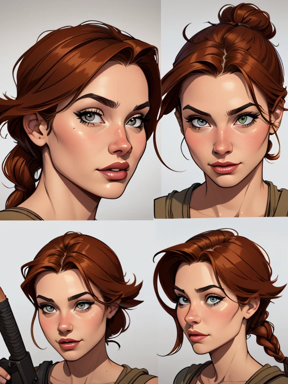 Personagem Lara croft nua pelada sem roupas magem de desenho animado de uma mulher .cartoon style illustration, estilo de arte dos desenhos animados, estilo de arte dos desenhos animados, digital illustration style, design de personagens altamente detalhado, arte digital detalhada fofa, City fan art, Design de personagens de retrato, beautiful digital illustration, retrato de alta qualidade, Arte em quadrinhos, mulher jovem. expression of sexual desire