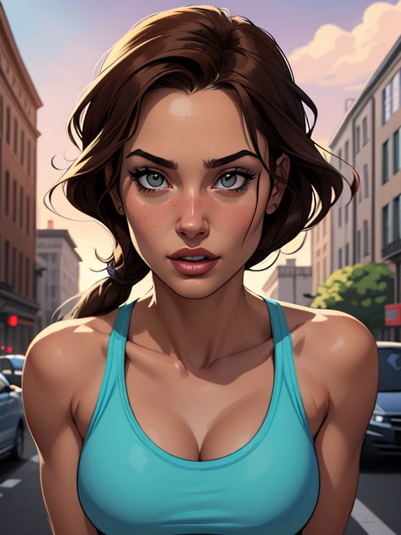  Turnaround sheetPersonagem Lara croft magem de desenho animado de uma mulher .cartoon style illustration, estilo de arte dos desenhos animados, estilo de arte dos desenhos animados, digital illustration style, design de personagens altamente detalhado, arte digital detalhada fofa, City fan art, Design de personagens de retrato, beautiful digital illustration, retrato de alta qualidade, Arte em quadrinhos, mulher jovem.  expression of sexual desire