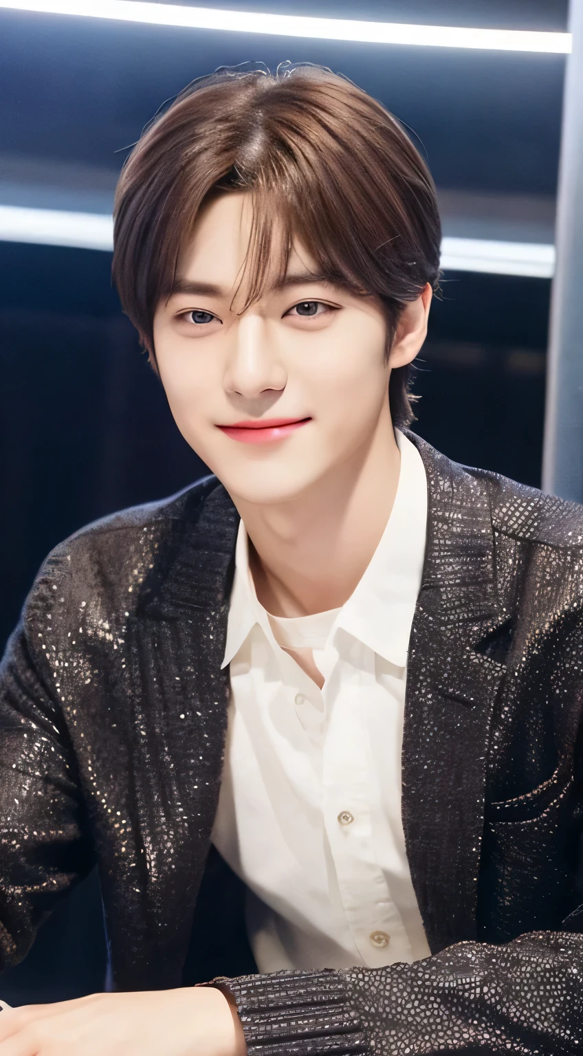 front face, (Super cool S class boy)、 Kim Taehyung、Syoung handsome man、 full body photo、 (CG Unity 8K high-definition photos)、 (very detailedShandsome man in class)、 (Photoreal)、Look at me and smile、aquarium、date、 ((highest quality))、 Super detailed、 (masterpiece)、 Super high quality、 short hair、 bright pictures、 Handsome guy like a model、 Handsome like an idol、 ,((positive:1.5)), K-POP, , ((super realistic photos:1.5)),