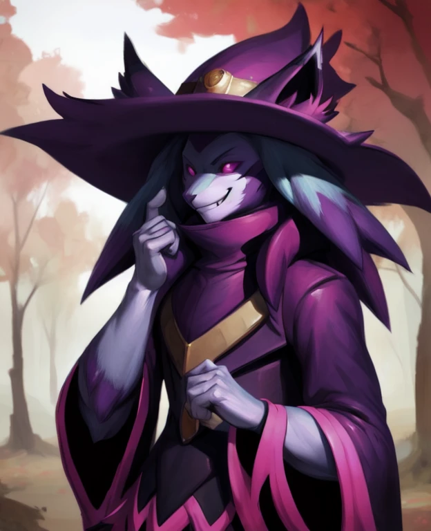 Gehalt, Anthro, Allein, Mehrdeutiges , Stehen, Wald, detaillierter Hintergrund, offener Mund, smile, by darkgem, von wkar, by teranen,