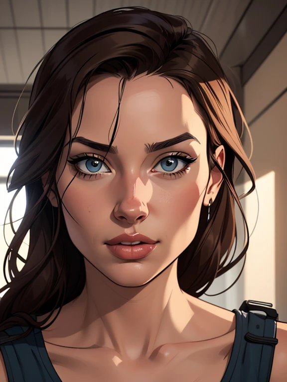 Personagem Lara croft nua pelada sem roupas magem de desenho animado de uma mulher .cartoon style illustration, estilo de arte dos desenhos animados, estilo de arte dos desenhos animados, digital illustration style, design de personagens altamente detalhado, arte digital detalhada fofa, City fan art, Design de personagens de retrato, beautiful digital illustration, retrato de alta qualidade, Arte em quadrinhos, mulher jovem. expression of sexual desire