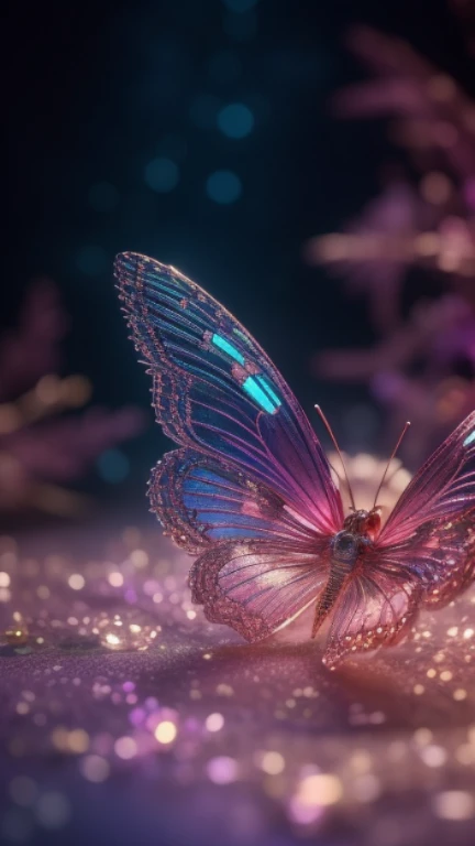 Crystal fantasy, Rose, full color,  toes up, Countless crystal feathers flutter in the air,
fantasy, galaxy, transparent, Shallow depth of field, jade background blur, Glittering, Glittering, amazing, rich and colorful,
amazing photography, dramatic lighting, photorealism, Ultra-detailed, 4K, Every time, 高解析Every time