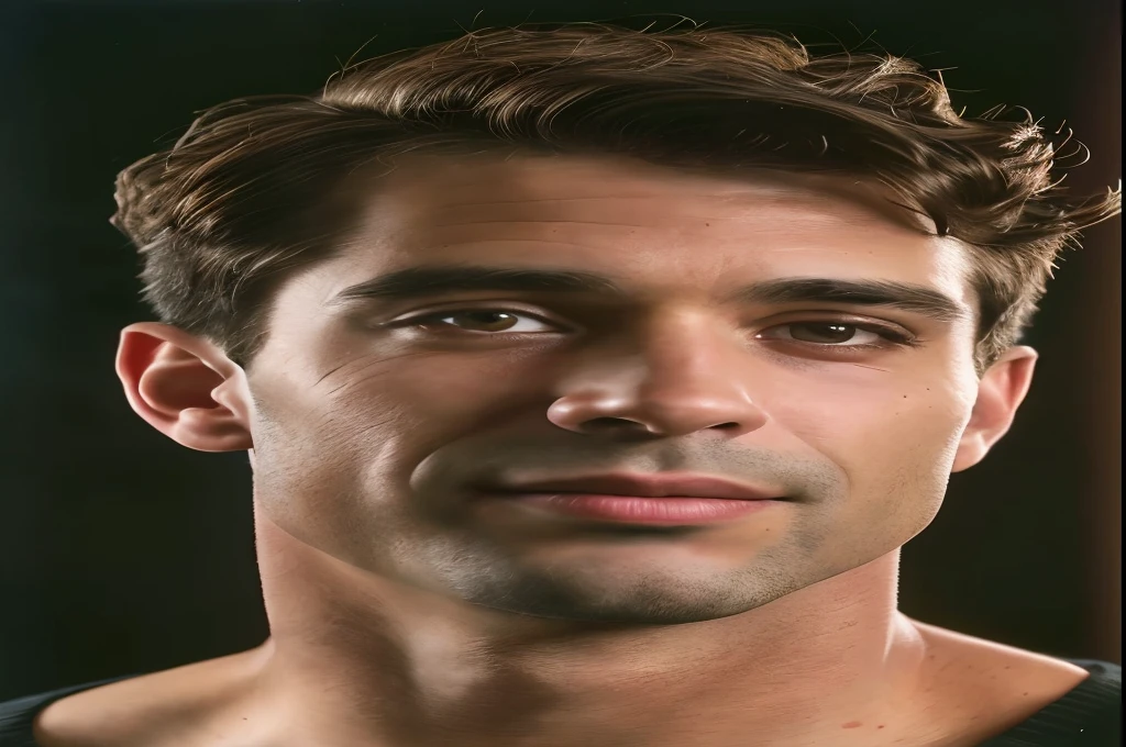 arafed man with a black shirt and a tie looking at the camera, photorealistic portrait, realistic studio portrait, photo realistic portrait, photorealistic digital painting, handsome detailed face, highly detailed vfx portrait, realistic digital painting, digital matt painting, realistic detailed face portrait, closeup headshot portrait, ultra realistic digital painting, character headshot portrait, detailed color portrait, digitally painted