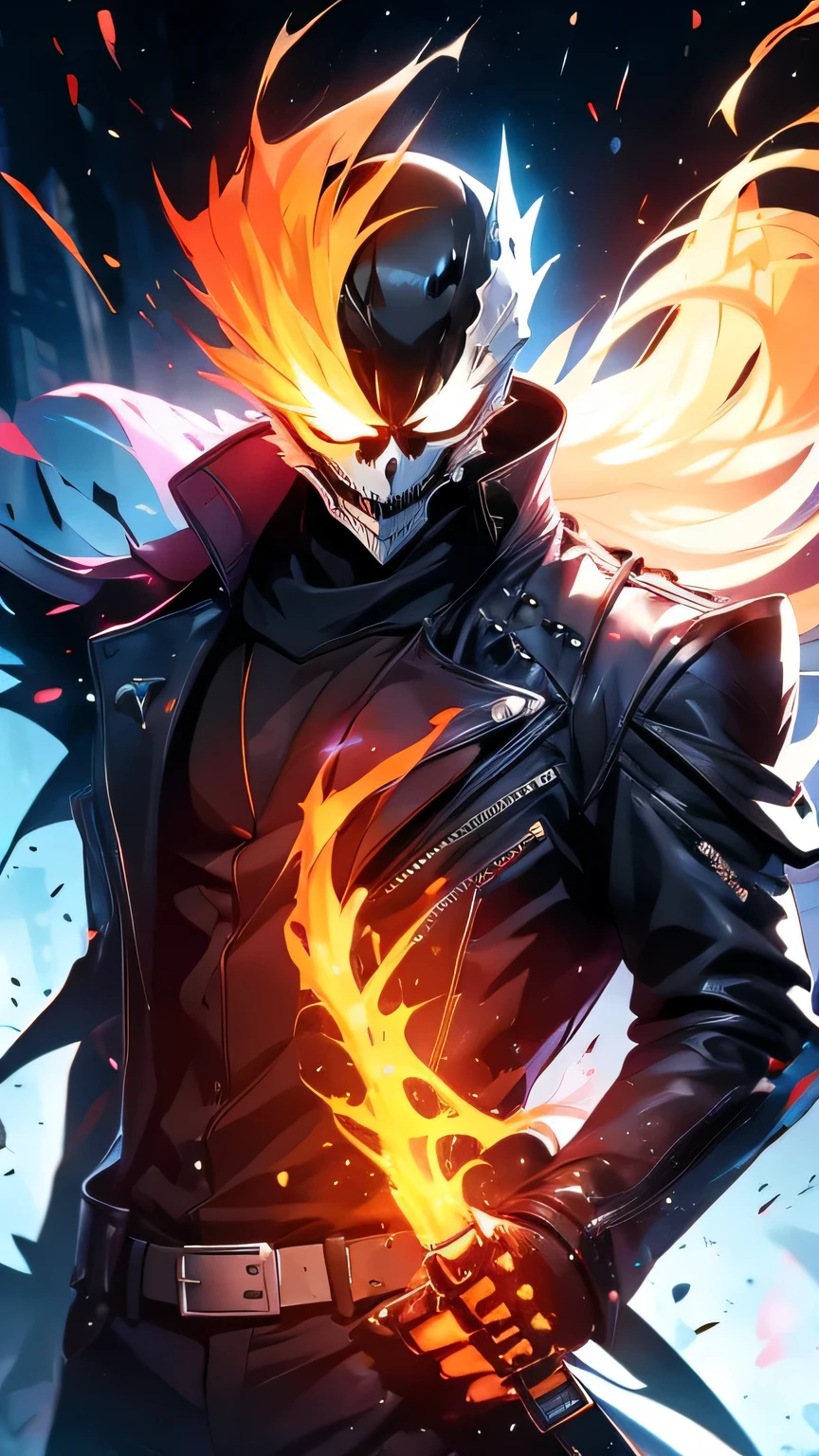 Kurosaki Ichigo hollow x ghost rider, perfect fusion