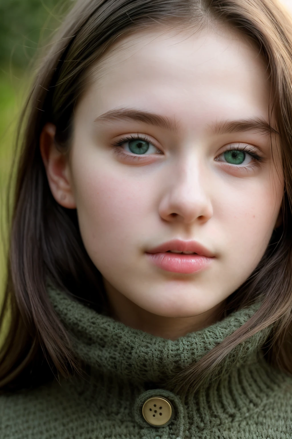 ((best quality)), ((masterpiece)), (detailed), perfect face,((best quality)), ((masterpiece)), (detailed),Realistic cute 18 year old girl,christian,small (cute little button nose),(high cheek bones),(intricate cute black hair),(cute green eyes),(pale skin) highly detailed skin textures, lifelike skin texture, looking intimately directly at camera, (looking at viewer),Delicate, Highly detailed, UHD digital photo, bedtime theme, beautiful young girl, dreamy, Highly detailed texture, life like texture,Highly Detailed photograph,ultra HD, 8K,realistic, very detailed, high detail, ultra-clear,