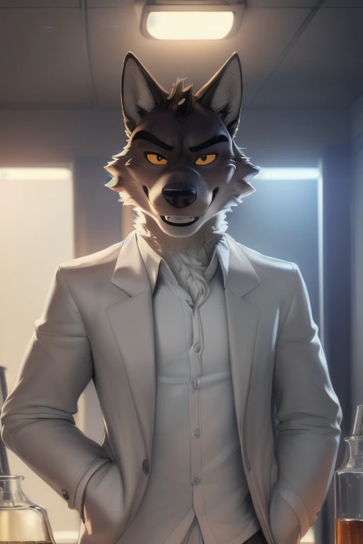  (((  Mr wolf bad guys))), in a interrogation room with a single white fold out table with a spotlight above and that is the only light in the room , (by Homogenousrule, by Wildering, by Foxovh, by Catcouch), 4k,(by totesfleisch8 and white fur, 
(( posing in a laboratory for image )),Sharp gaze, hentai , anthro, shortstack, standing, looking  at viewer,muscular, background, extremely detailed, 3d render, high quality  digital art, huge thighs , detailed eyes, ,henati, good anatomy, good perspective in a laboratory , front towards viewer,face up, by bebebebebe, by sicklyhypnos, by gerkk, by orf, (  by cutesexyrobutts, by darkgem, by zackary911,(  by singafurian, by daftpatriot, sassy, cute, detailed face, handsome , seductive face,  face, detailed mouth, white fur, hentai style, leo alvarez, bara, (posing:1.3), (soft shading), 4k, hi res, detailed hands, ((detailed face, (detailed eyes:1.0), detailed)), by zackarry911, by zaush, (by personalami:0.5), looking at viewer,  image, navel, nipples, full body, one person focus, thick thighs,  Hentai, day, sexy, sensual, detailed, uploaded to e621, beautiful and detailed male image of an anthropomorphic wolf ,(highres,:1.2), Smiling happy extremely detailed, photorealistic, 3d render , high quality  digital art,Hentai artstyle, a close up of a person, in a interrogation room with a single white fold out table with a spotlight above and that is the only light in the room, Mr wolf bad guys 