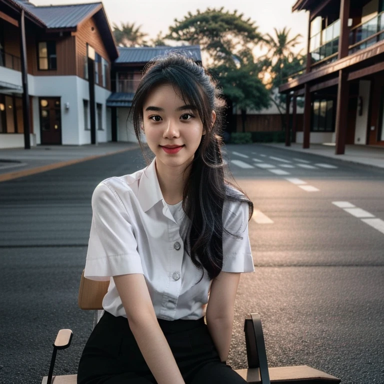 (cowboy shot), (masterpiece), (best quality:1.0), (ultra highres:1.0), (detailed face, detailed eyes, detailed skin, ray tracing, subsurface scattering:1.1), smile, ((in library))
1 woman, medium breasts, field, (acjc, sgrean, , 24 years old :1.2), pleated blue skirt, 8K, 8k  uhd, dslr, Nikon Z9, soft lighting, high quality, film grain, ((cinematic look)), soothing tones, insane details, intricate details, hyperdetailed, epic realistic, real picture, intricate details, ultra-detailed, ultra highres, depth field,(photorealistic,realistic:1.2),best quality, realistic, photorealistic, (intricate details:1.2), (delicate detailed), (cinematic light), clear line, sharp focus, realistic face, detailed face unity 8k wallpaper, ultra high res, (photorealistic:1.4)