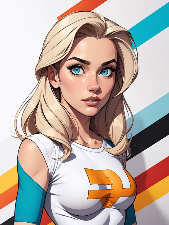 estilo de desenho animado:1.2), mulher  Imagem de desenho animado de uma mulher  , roupas sensuais  , garota  super fofa, cartoon style illustration, estilo de arte dos desenhos animados, estilo de arte dos desenhos animados, digital illustration style, design de personagens altamente detalhado, arte digital detalhada fofa, City fan art, design de personagem retrato, beautiful digital illustration, retrato de alta qualidade, arte em quadrinhos, retrato do design do personagem, white background Buso without clothes and medium breasts