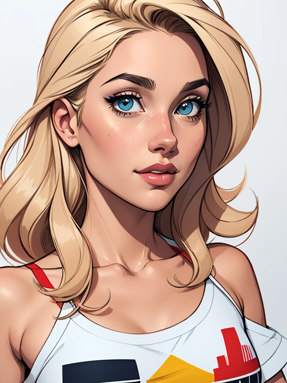 estilo de desenho animado:1.2), mulher Imagem de desenho animado de uma mulher , roupas sensuais , garota super fofa, cartoon style illustration, estilo de arte dos desenhos animados, estilo de arte dos desenhos animados, digital illustration style, design de personagens altamente detalhado, arte digital detalhada fofa, City fan art, design de personagem retrato, beautiful digital illustration, retrato de alta qualidade, arte em quadrinhos, retrato do design do personagem, white background Buso without clothes and medium breasts