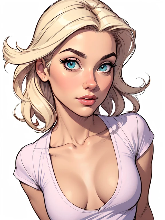 estilo de desenho animado:1.2), mulher Imagem de desenho animado de uma mulher , roupas sensuais , garota super fofa, cartoon style illustration, estilo de arte dos desenhos animados, estilo de arte dos desenhos animados, digital illustration style, design de personagens altamente detalhado, arte digital detalhada fofa, City fan art, design de personagem retrato, beautiful digital illustration, retrato de alta qualidade, arte em quadrinhos, retrato do design do personagem, white background Buso without clothes and medium breasts 