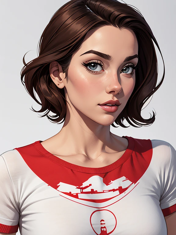 estilo de desenho animado:1.2), mulher Imagem de desenho animado de uma mulher , roupas sensuais , garota super fofa, cartoon style illustration, estilo de arte dos desenhos animados, estilo de arte dos desenhos animados, digital illustration style, design de personagens altamente detalhado, arte digital detalhada fofa, City fan art, design de personagem retrato, beautiful digital illustration, retrato de alta qualidade, arte em quadrinhos, retrato do design do personagem, white background Buso without clothes and medium breasts