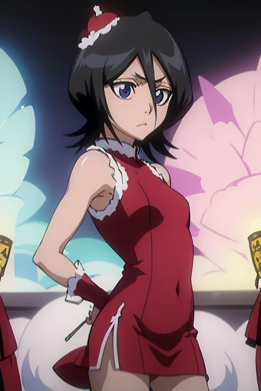 Kuchiki Rukia, Red dress, Pretty, , party, nightclub, 