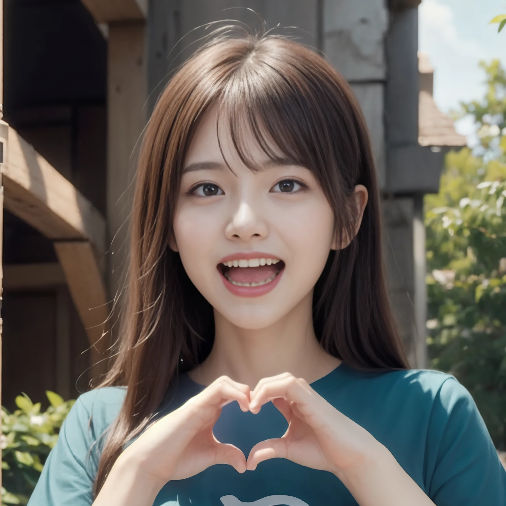 there is a woman holding a heart shaped object in her hands, lalisa manobal, jaeyeon nam, cute korean actress, wan adorable korean face, sakimichan, with cute - fine - face, beautiful south korean woman, lalisa manoban of blackpink, park ji-min, korean girl, young adorable korean face, lovely smile