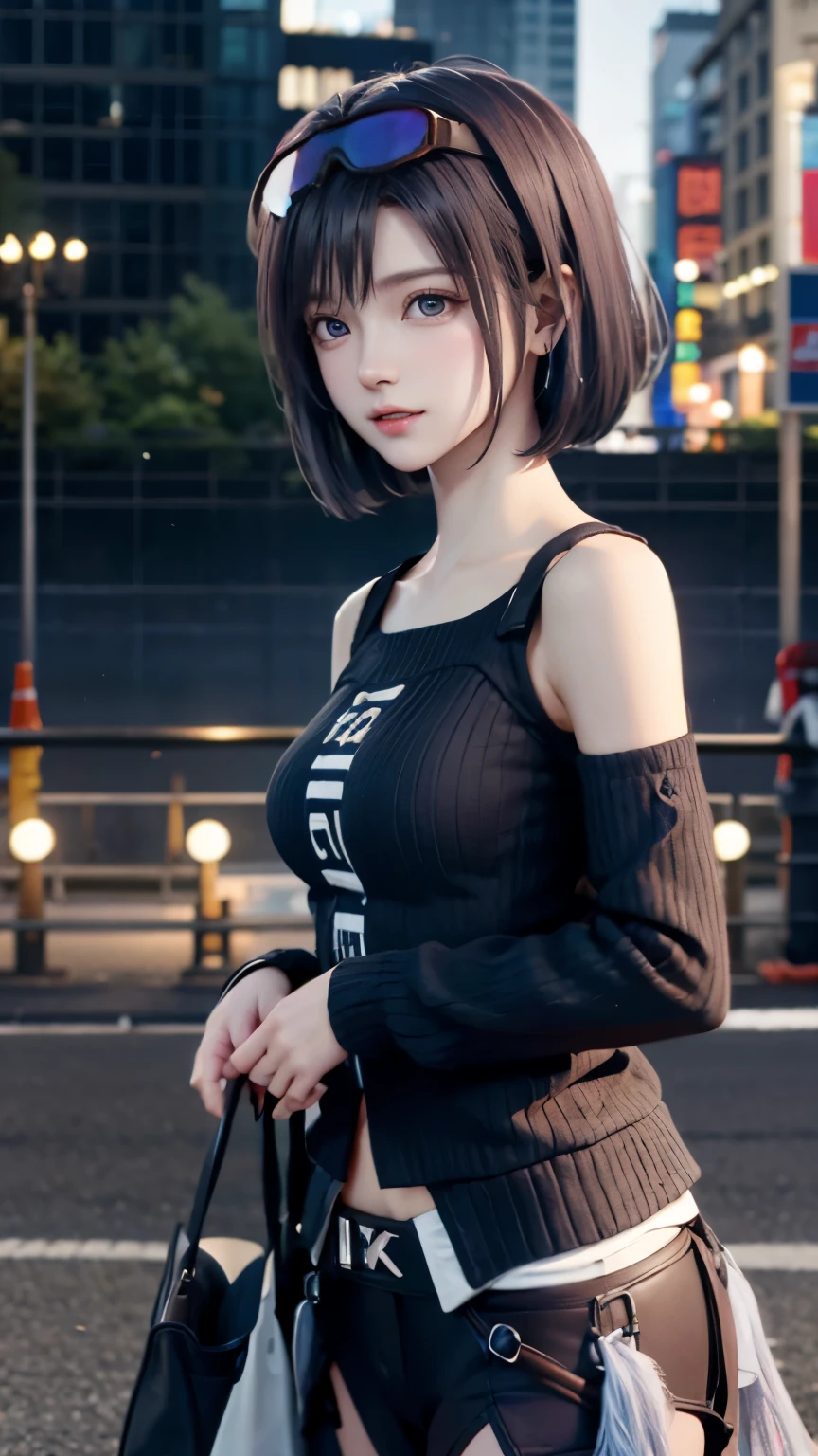 ((Final Fantasy (Yuna), (young girl, 16 years old, full body, naked body, dark hair, light skin, scarlet lips, smile; black, expressive playful eyes, long eyelashes)). ((Anime girl with brown hair hair and white dress with necklace, beautiful character painting, soft anime computer graphics, realistic anime art, beautiful anime woman, Cyberpunk, futurism, tight jumpsuit, anime girl rendering, Makoto Shinkai and Artgerm, realistic 3D anime style, anime realism style, digital art in anime style, beautiful anime girl)), (style, very beautiful young girl)). ((High quality, masterpiece)).very sexy, 75 % nsfw, 60% nude