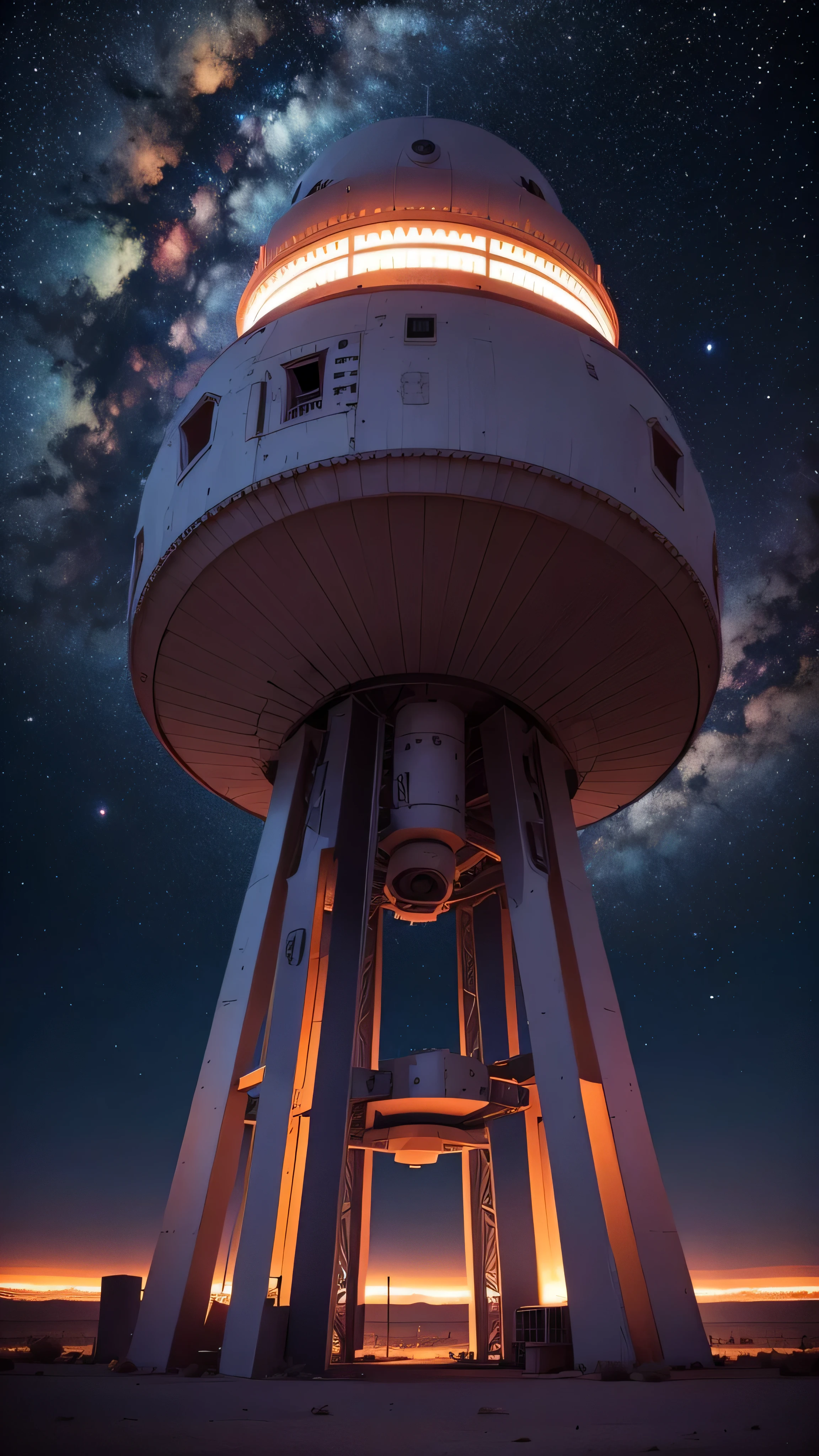 area 51 complex, Nevada, night sky