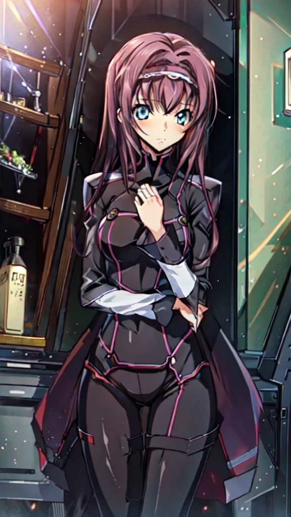 ((full body))，(squat，open your legs)，pilotsuitr2，realistic, (4k), Depth of written boundary, (masterpiece), (realistic skin texture), very detailed, Complex, very detailed, High resolution, professional photography, , Depth of written boundary, sharp details, 最high quality, looking at the viewer, ((1 girl, alone)), ,High resolution，((Day:1.5)),indoors, ((very detailed背景)), (((cowboy shot,dynamic angle)))，1 girl,,(shiny skin:1.3),(Beautiful and dense skin),(thin hair), masterpiece, high quality, High resolution, confused,(beautiful and aesthetic:1.2), beautiful hands, (4k), 8K, perfect balance,(very detailed CG Unity 8k 壁紙), perfect hands, embarrassing, blush, light_vestige,Complex詳細,Depth of written boundary, extremely delicate and 美しい,professional photography, Bokeh, High resolution, sharp details, 最high quality,  thick thighs,beautiful eyes, beautiful background, outdoor，