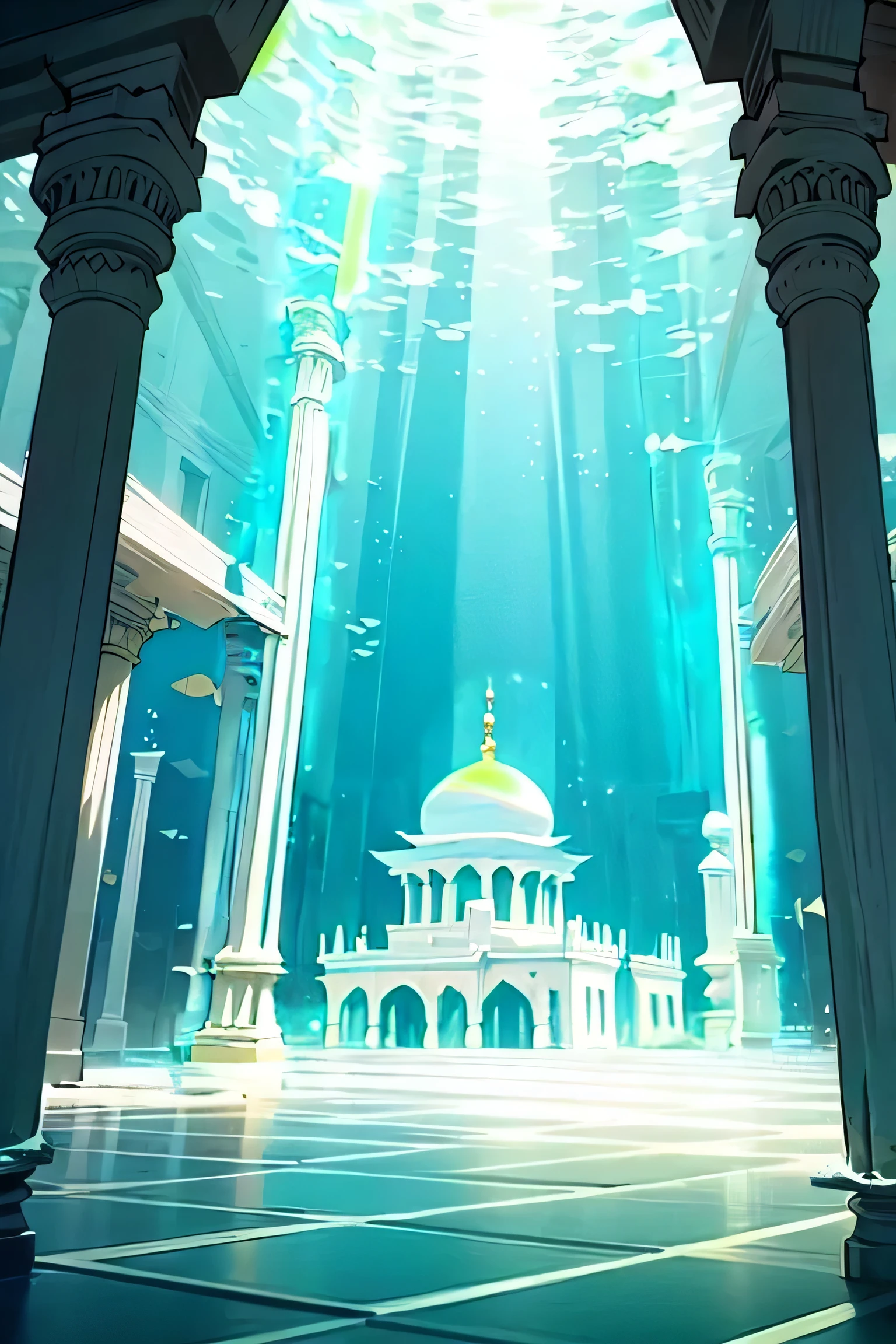Gorgeous Temples,arabic style,Arabic,round roof,White Temple