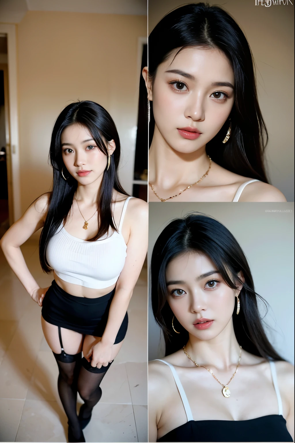 ((top-quality、8K、masterpiece:1.3))、Tall and beautiful woman、Perfect figure:1.4、Slender Abs、Dark brown hairstyle、shorth hair、Salmon Pink Yoga Pants、No postural movement、Stand up straight、huge bust、Highly detailed facial and skin texture、A detailed eye、二重まぶた、Face with a cold、A royal sister full of fans、full body Esbian、Peach butt、Small Sports Bra、squatt、(Raw foto:1.2)、((Photorealsitic:1.4))top-quality、masterpiece、illustratio、extremely delicate and beautiful、extremely details CG、Unity、8K Picture Wallpaper、finely detail、best qualtiy、Highly detailed CG Unity 8k wallpaper、absurderes、incredibly absurdness、huge filesize、ultra-detailliert、hight resolution、ighly detailed、a beautiful detailed girl、extremely detailed eye and face、beatiful detailed eyes、Facial light、电影灯光、1girl in、see -through,Look at viewers,plein air,Sunny and cheerful、High Ponytail、Sporty girl、ulzzang-6500、full body Esbian、yoga clothes、Sportsgirl、gym、traning、working out、Machines、Do a bench press、big breasts thin waist、full body Esbian、Ass Pre-Prix、stick out buttocks